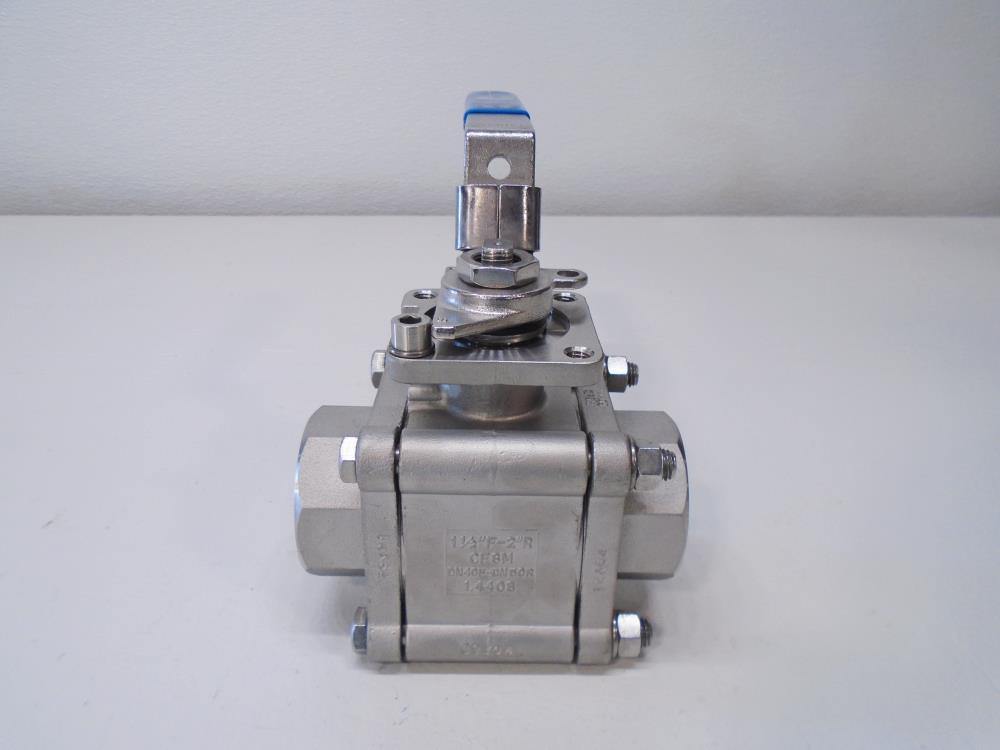 Keystone K-Ball 1-1/2" NPT CF8M Ball Valve F180